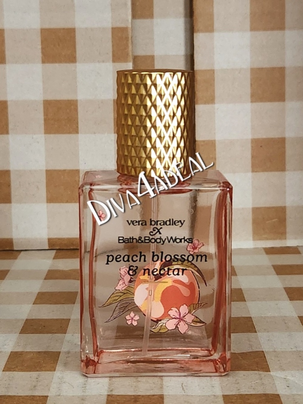 Bath & Body Works X Vera Bradley PEACH BLOSSOM & Nectar 1.7 FL OZ EDP 2PC Spray - Picture 2 of 4